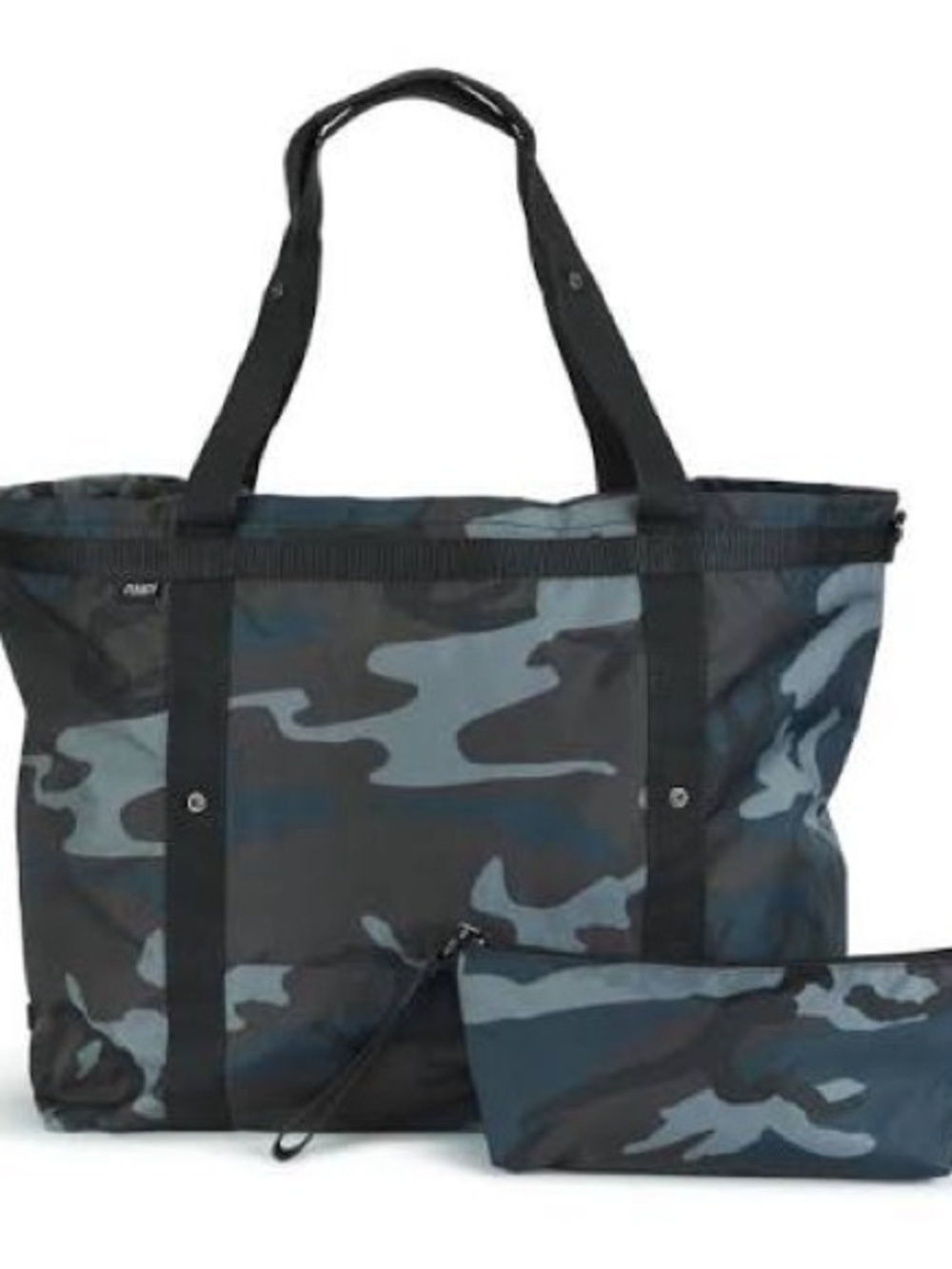 ANDI Large Ink Camo Camouflage Tote Bag - Black/Gray